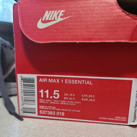 ❤️️SOLD!!!❤️ Nike Air Max - 1 wolf grey - Picture 3 of 3